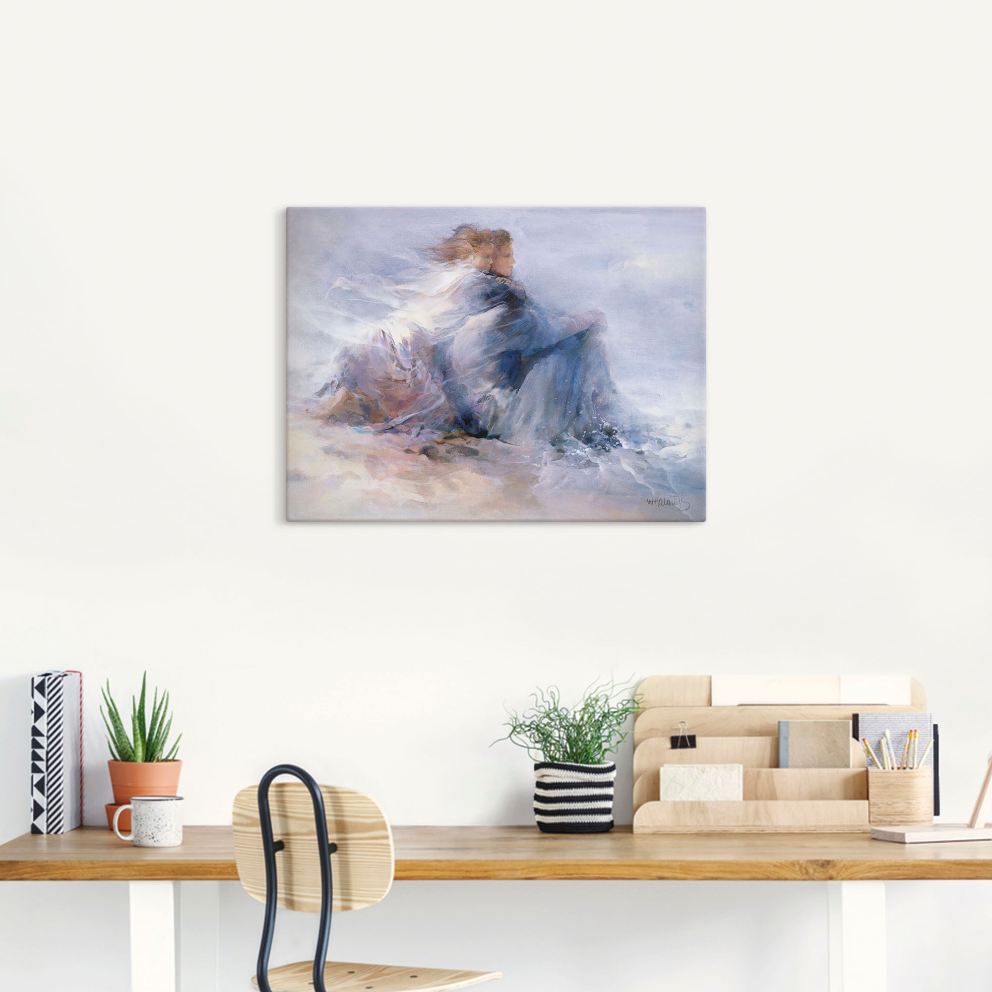 Artland Wandbild »Endlose Freiheit« Paar 1 Stk. tlg. als Leinwandbild, Post günstig online kaufen