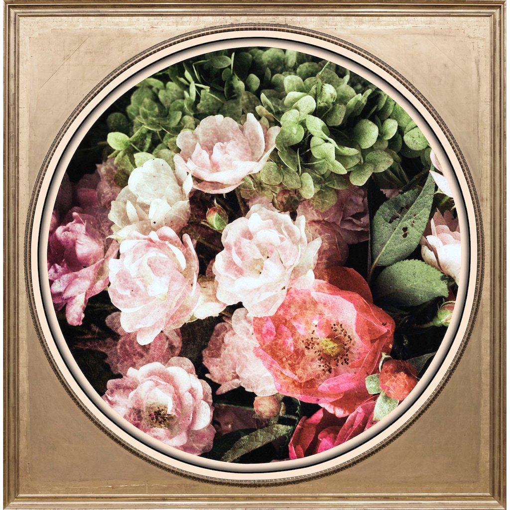 queence Acrylglasbild »Blumen«