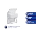 Maximex Toilettenpapierhalter »2 in 1«, mit Ablage für feuchte Toilettentücher