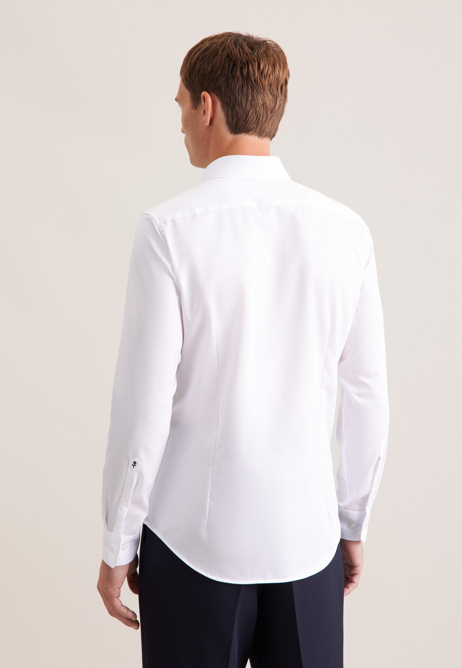 seidensticker Businesshemd »Schwarze Rose« Slim 1/1 Extra lang Kentkragen Uni