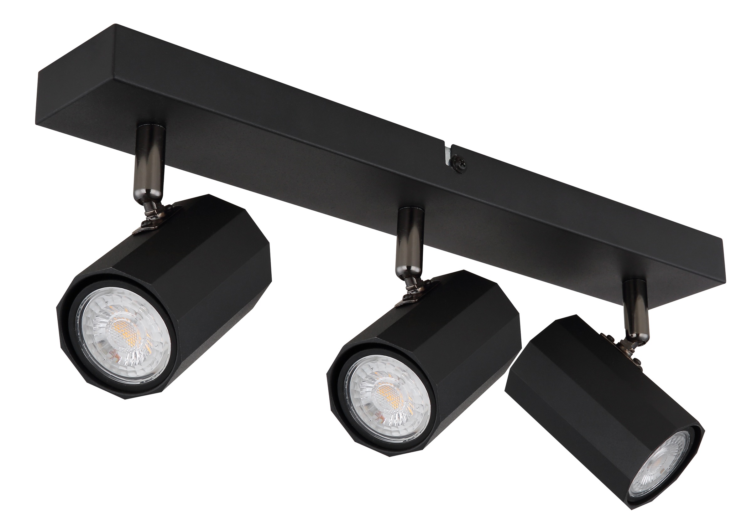 GLOBO LIGHTING Deckenstrahler »JAMES«, Leuchtmittel GU10 | ohne Leuchtmittel, Deckenspot/schwarz/Wohnzimmer/Flur/Schlafzimmer