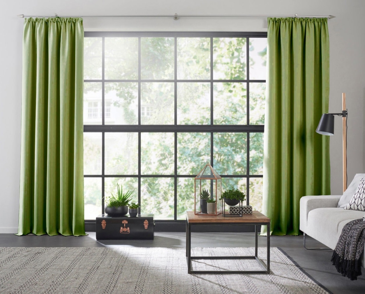 Wirth Vorhang »Dim out« Kräuselband 1 Stk. tlg. günstig online kaufen