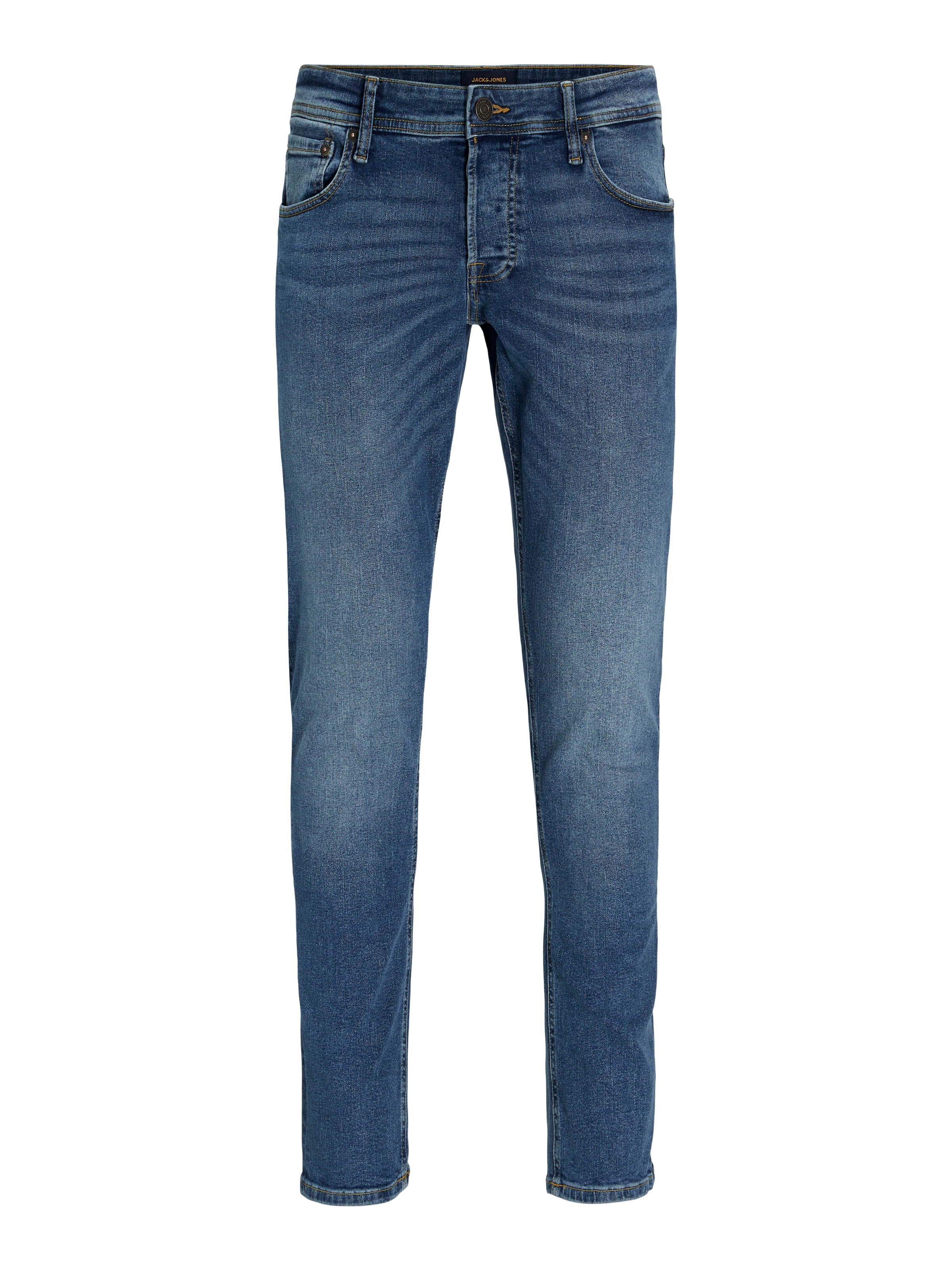 Jack & Jones Slim-fit-Jeans »JJIGLENN Jeans mit schmaler Beinform und Stretch für Komfort« Baumwollmischung, slim fit