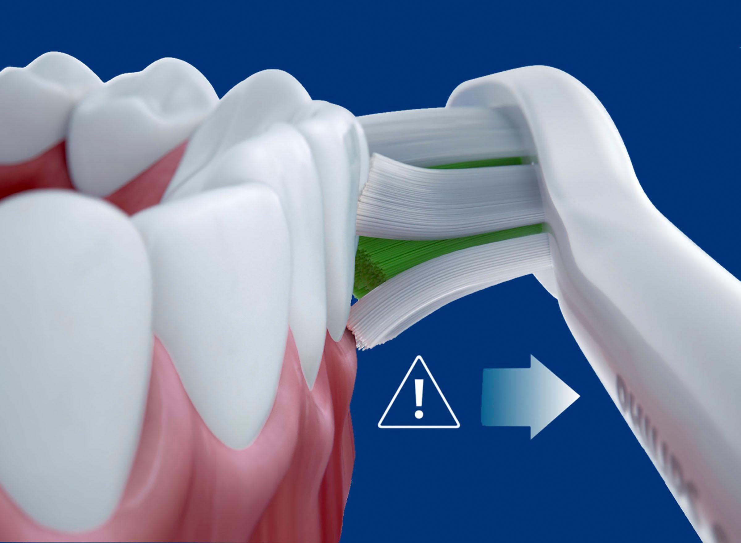 Philips Sonicare Elektrische Zahnbürste »ProtectiveClean 5100 HX6857/28«, 1 St. Aufsteckbürsten, mit integriertem Drucksensor, 3 Putzprogramme, inkl. Reiseetui