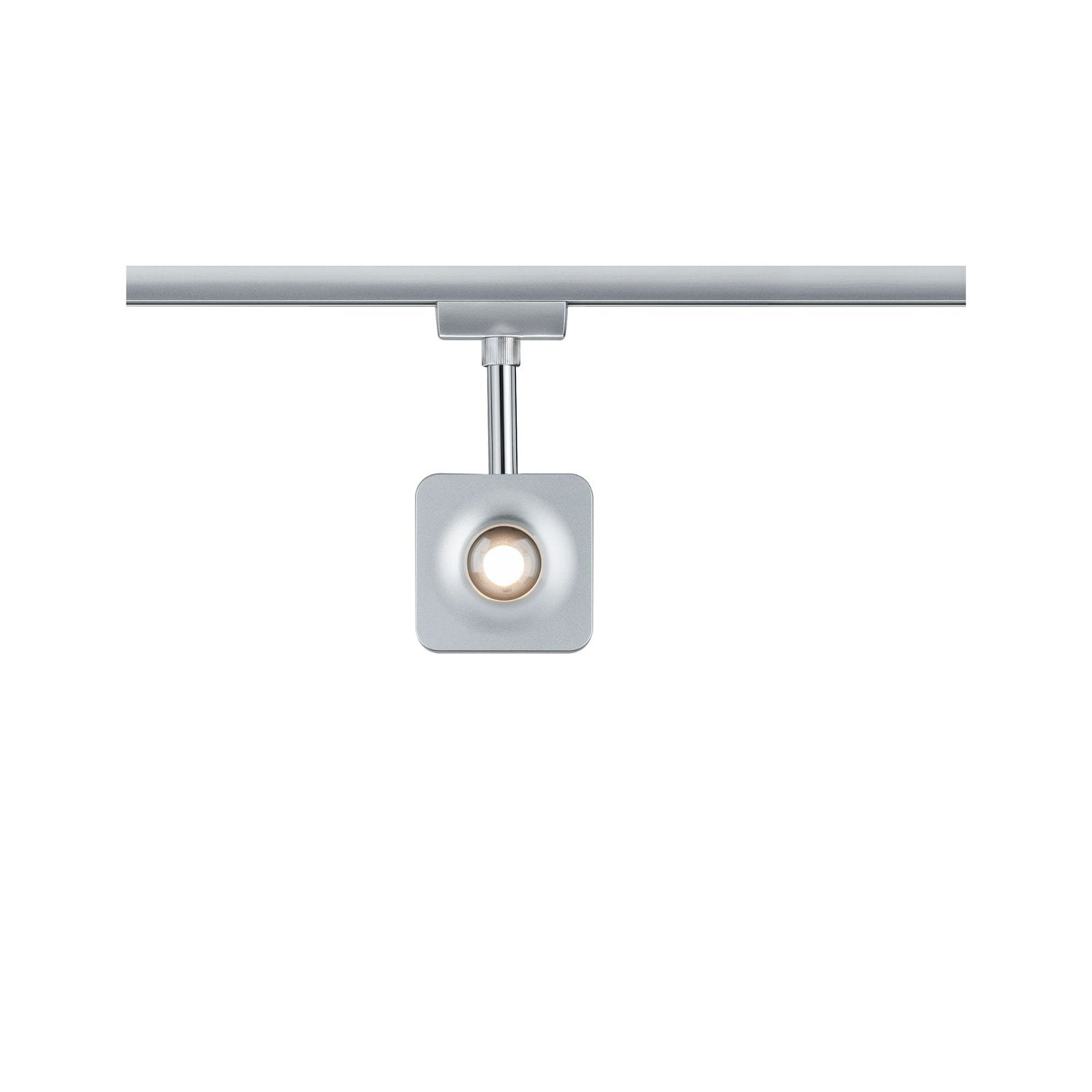 Paulmann Schienensystem-Leuchten »URail Schienenspot Cube 540lm 8W 2700K 230V Chrom matt, Chrom«, dimmbar, Einzelspot
