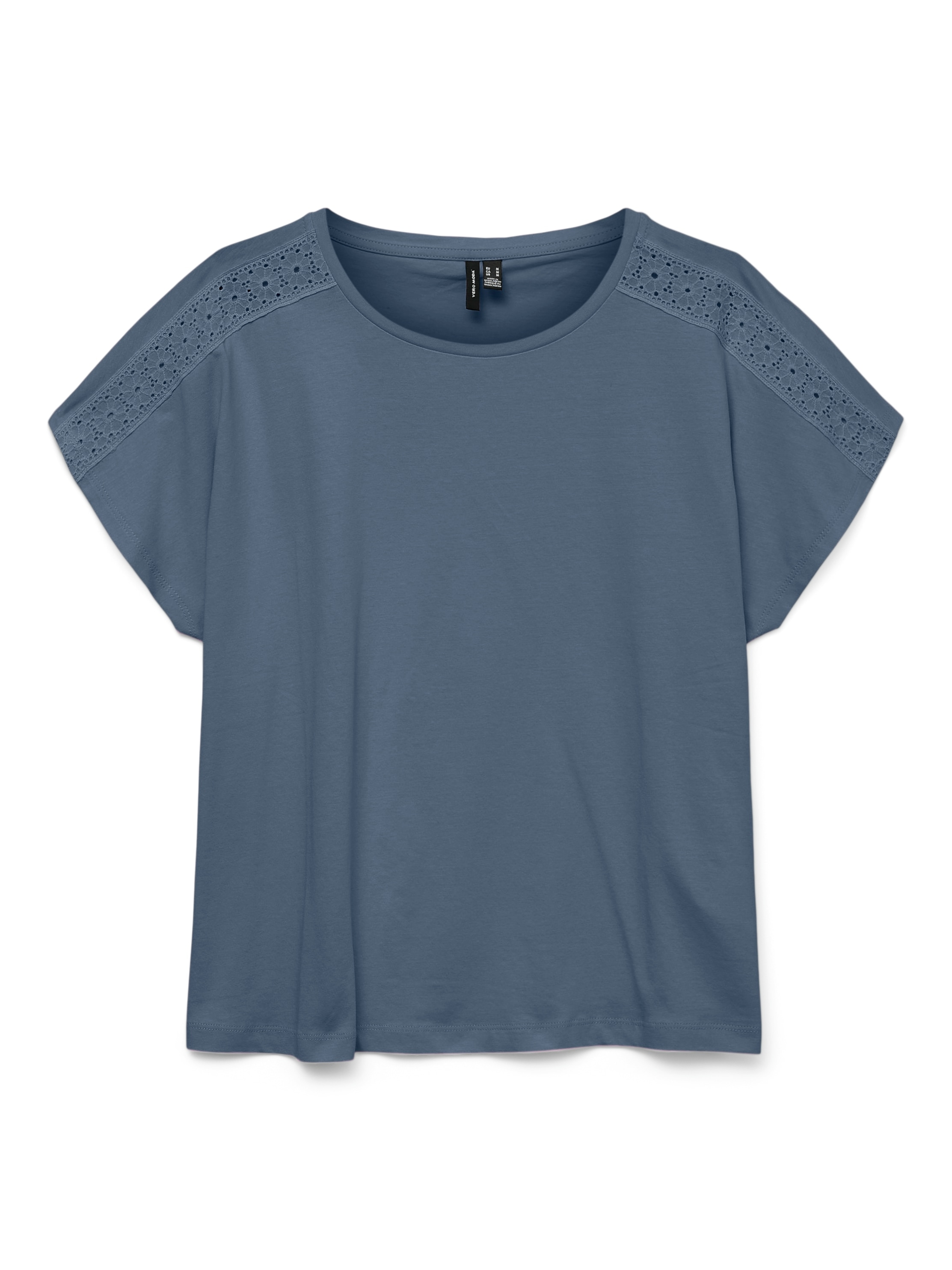 Vero Moda Kurzarmshirt »VMEMMY SS LACE TAPE TOP JRS GA NOOS«