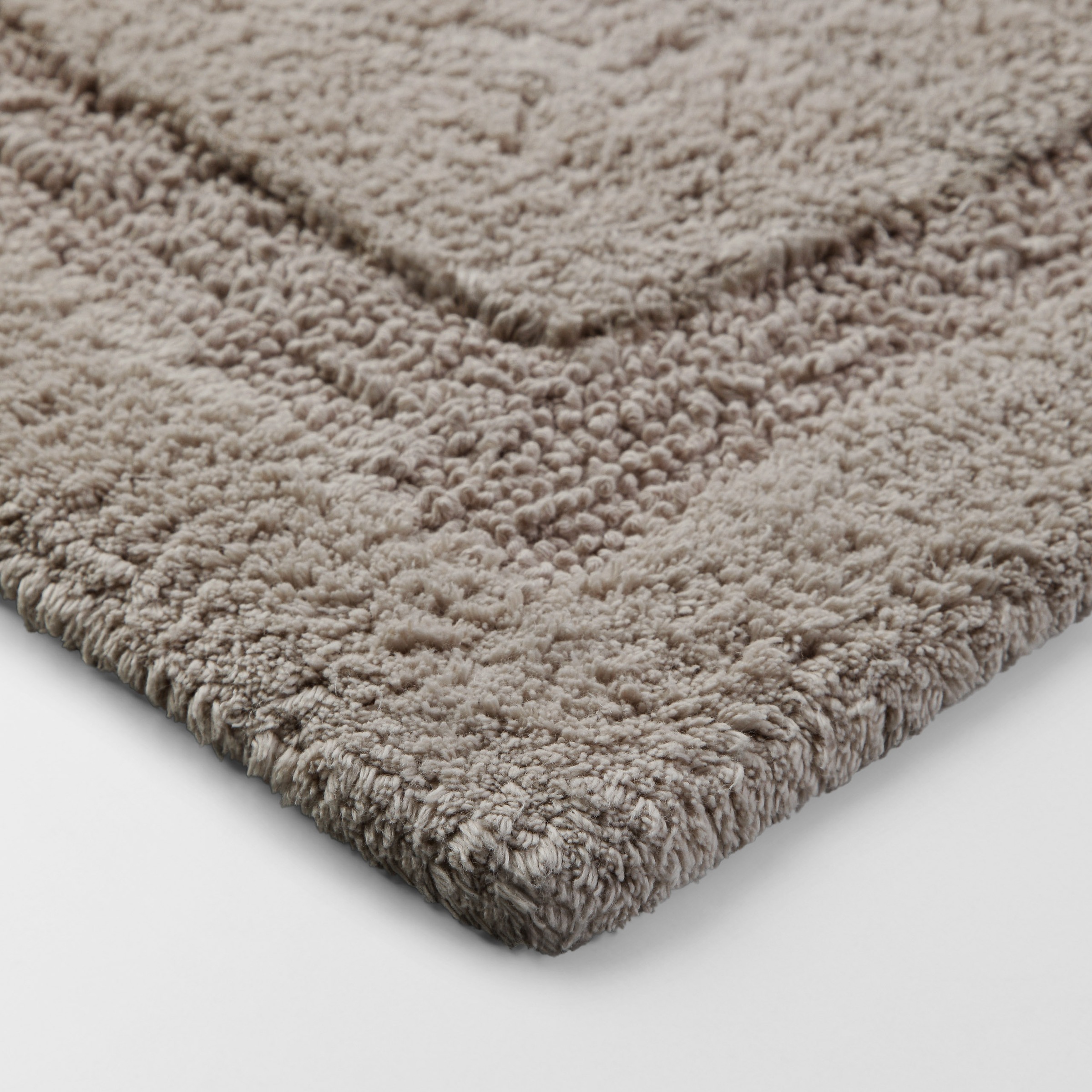 OTTO home Badematte »Meellor« Höhe 20 mm Badteppich, getuftet, modern, Uni, antirutsch, flauschig, Baumwolle