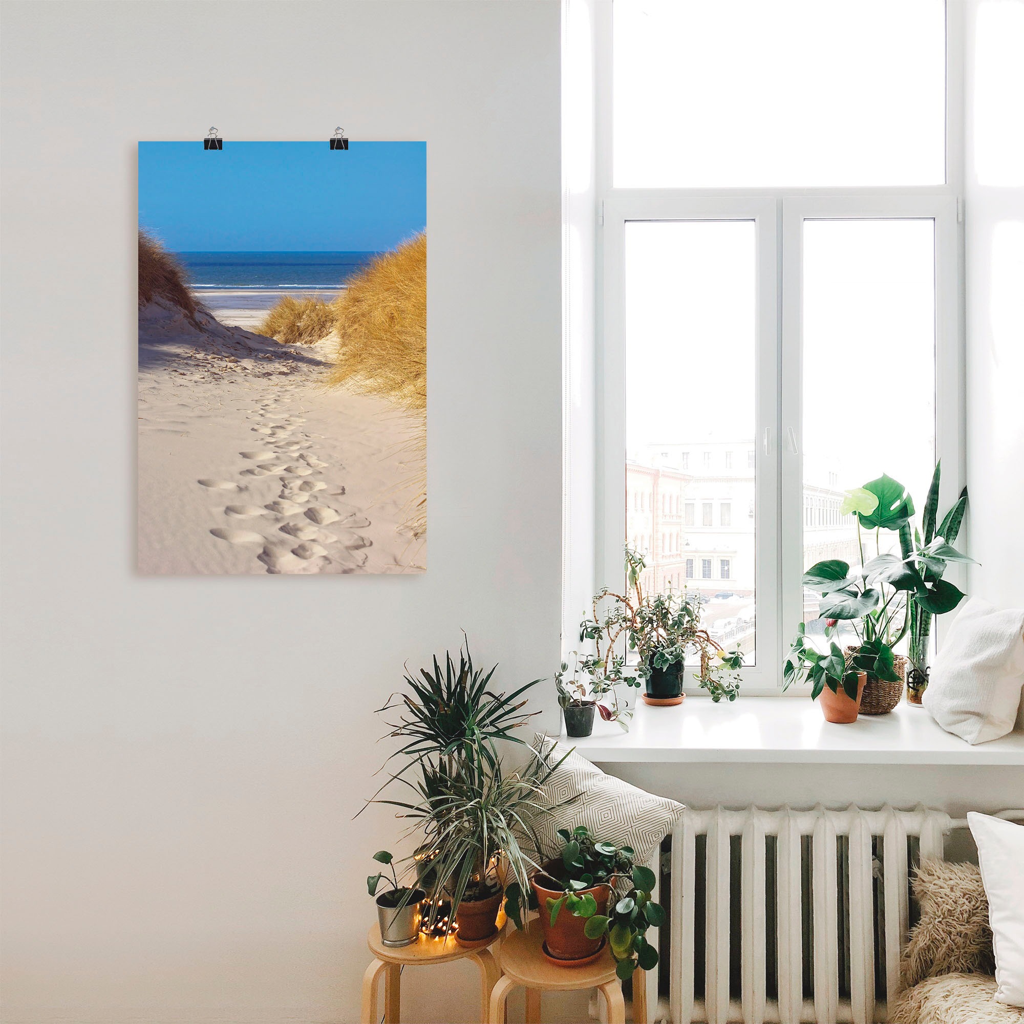 Artland Poster »Weg zum Strand II«, Strand, (1 St.) günstig online kaufen