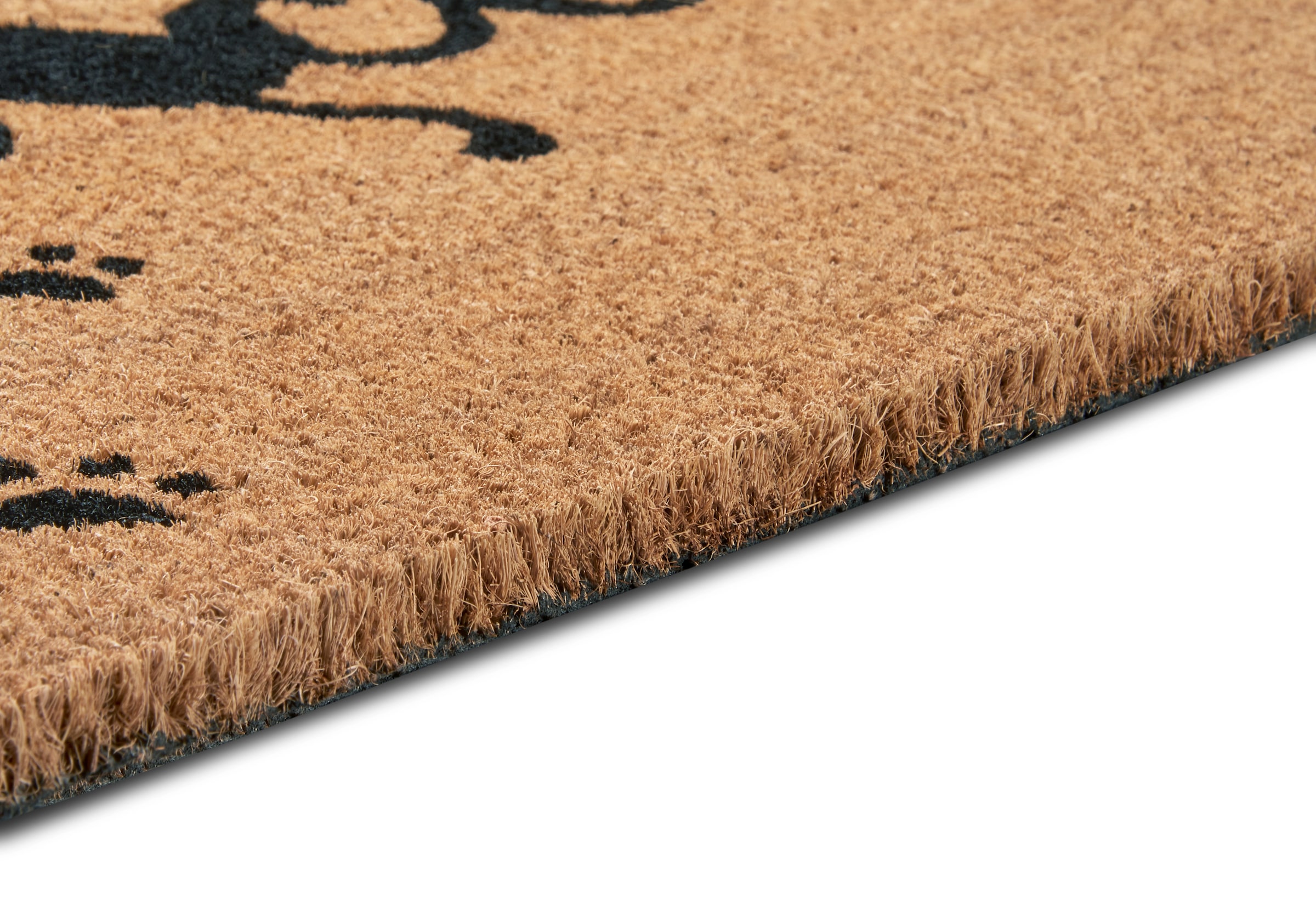 HANSE Home Fußmatte »Mix Mats Kokos Cat Paws Welcome, Türmatte«, rechteckig, 15 mm Höhe, Kokos, Schmutzfangmatte, Outdoor, Rutschfest, Innen, Kokosmatte, Flur