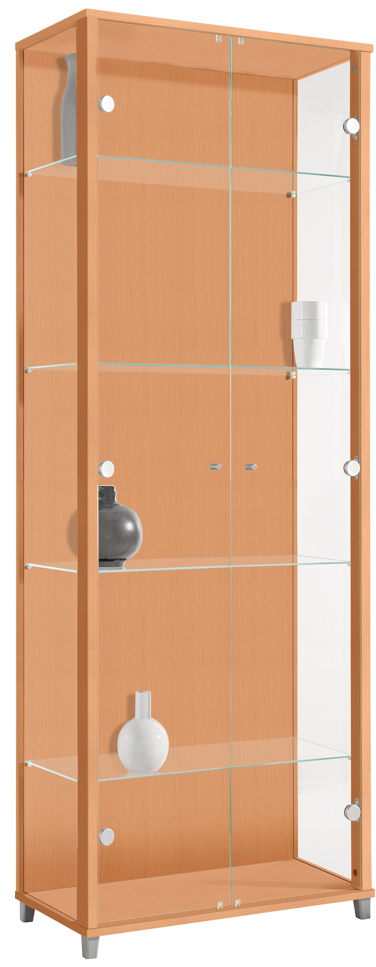 fif möbel Vitrine »OPTIMA« Standvitrine, Vitrinenschrank, Glasvitrine, Samm günstig online kaufen