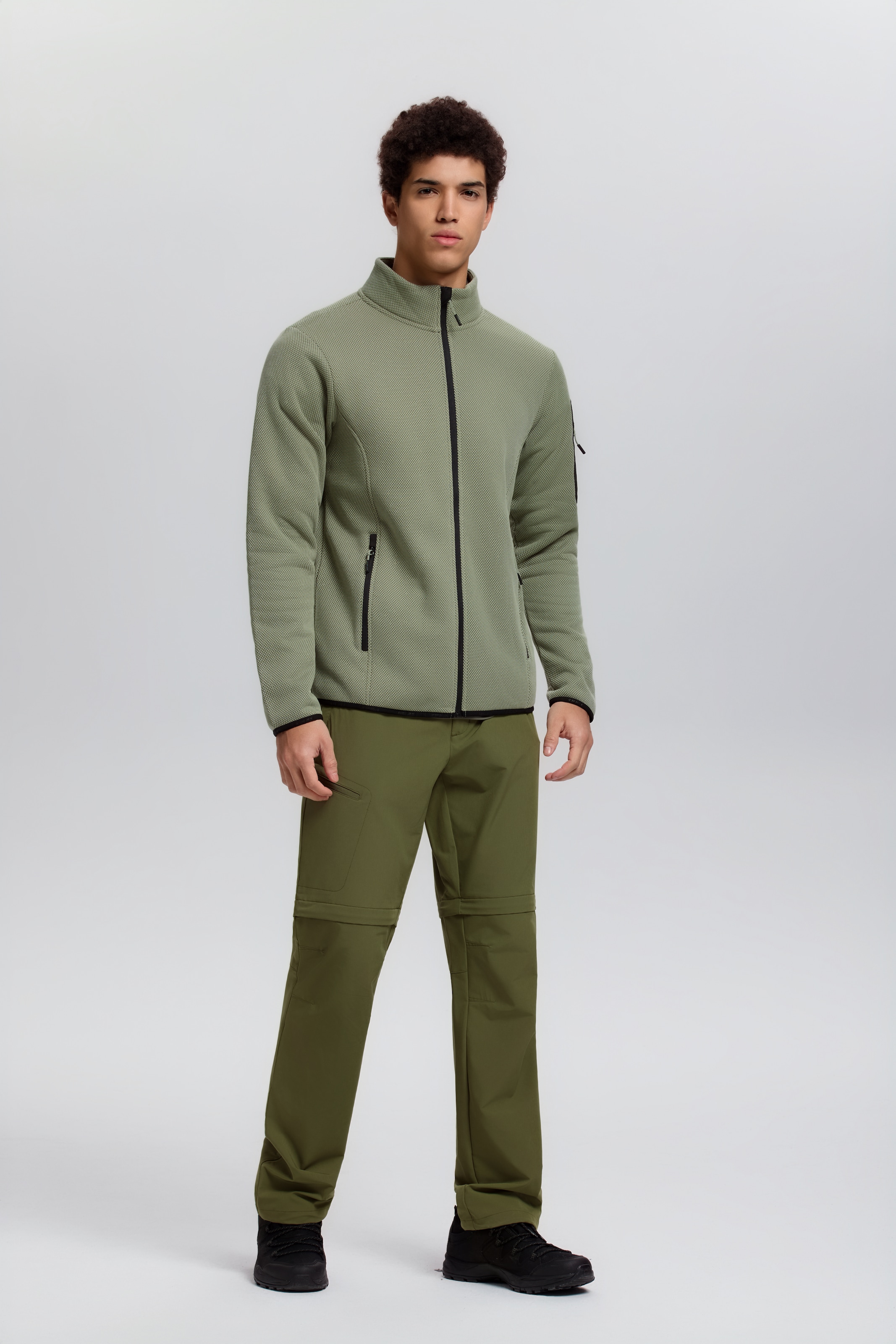 Icepeak Fleecejacke »BREDSTEDT« sportlicher Stil, mit Stehkragen, mit Reißverschlusstaschen