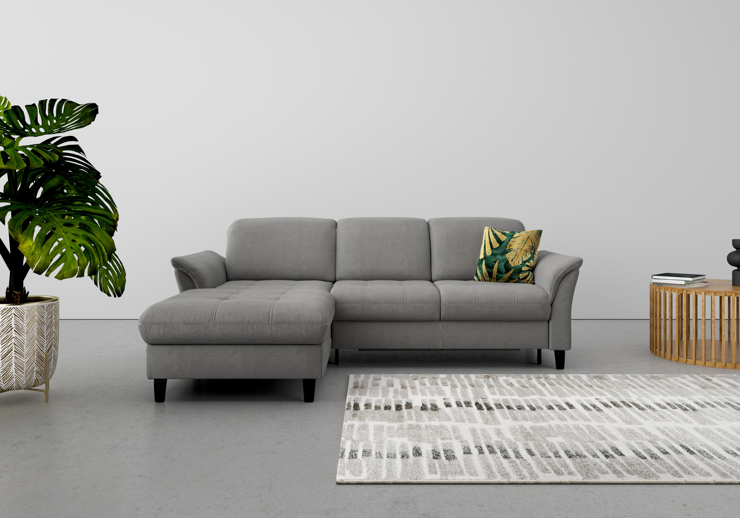 sit&more Ecksofa »Maggiore L-Form«, wahlweise mit Kopfteilverstellung, Bett günstig online kaufen