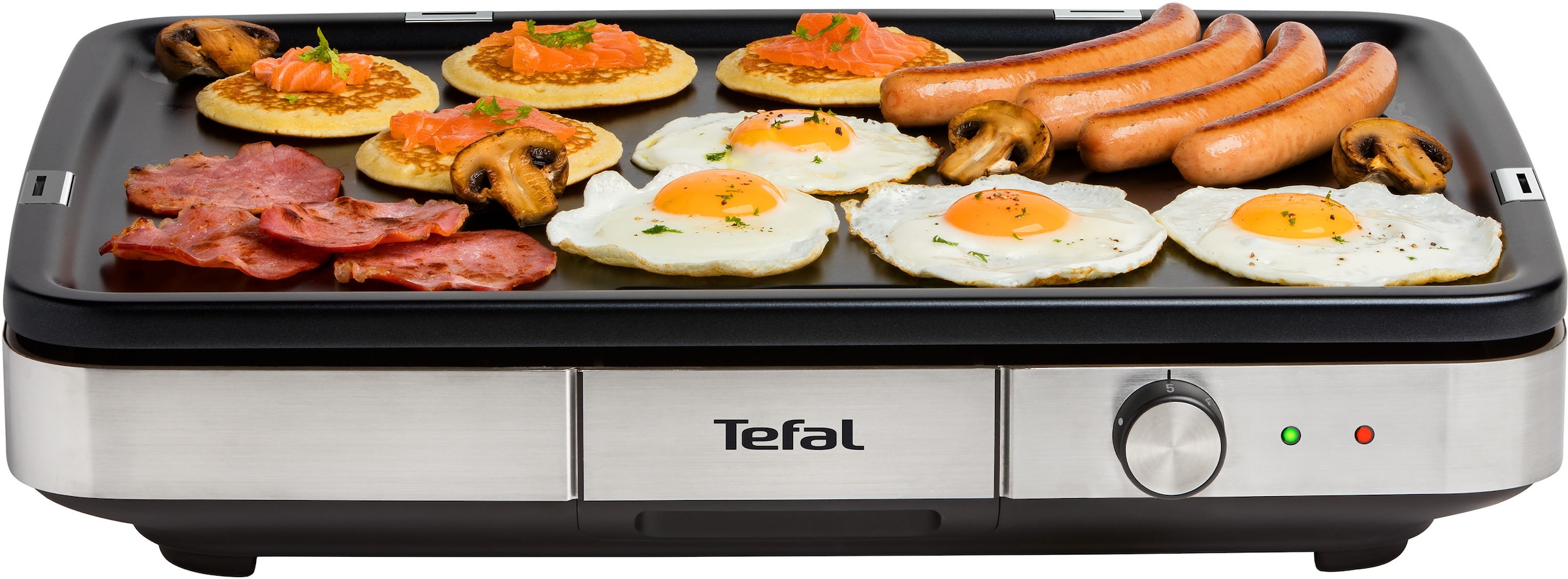 2. Bild von Tefal Tischgrill »CB690D Maxi Plancha XXL«, 2300 W, antihaftbeschichtet, inkl. abnehmbarem Windschutz + Holzspatel