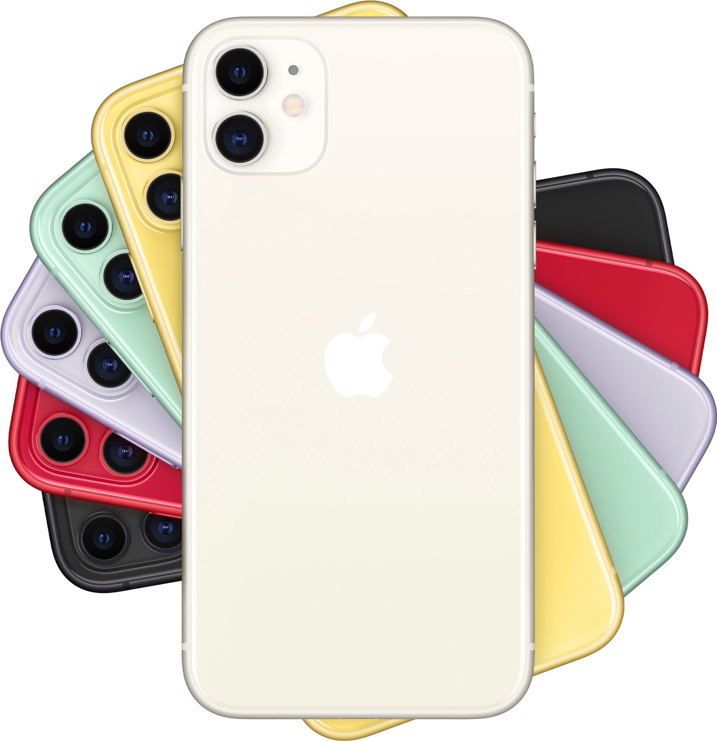 Apple Strom-Adapter GB MP Raten ohne 128 auf kaufen cm/6,1 Zoll, und 12 15,5 Kopfhörer Speicherplatz, purple, Kamera, »iPhone 11«, Smartphone