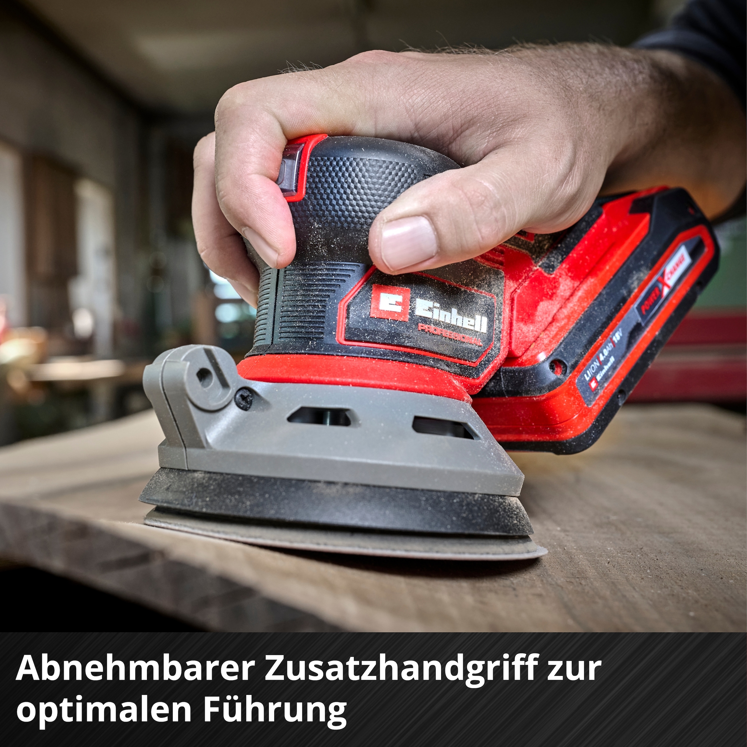 Einhell Akku-Exzenterschleifer »TP-RS 18/32 Li Bl -Solo«, (Set, 4 tlg.), Einhell Professional, ohne Akku und Ladegerät