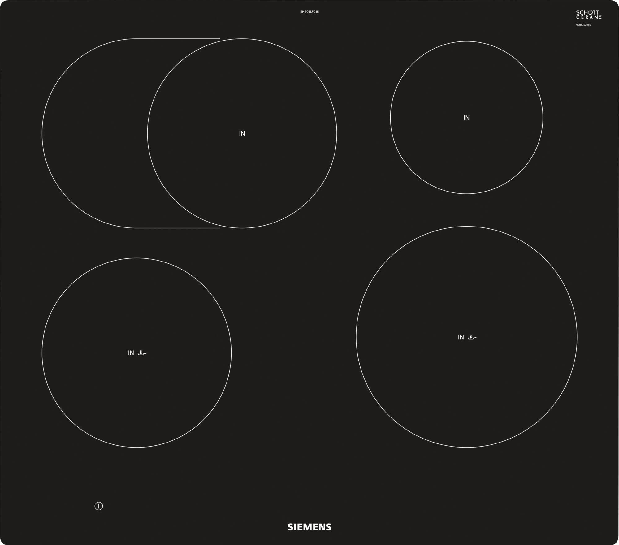SIEMENS Induktions-Kochfeld von SCHOTT CERAN® »EH601LFC1E«, EH601LFC1E