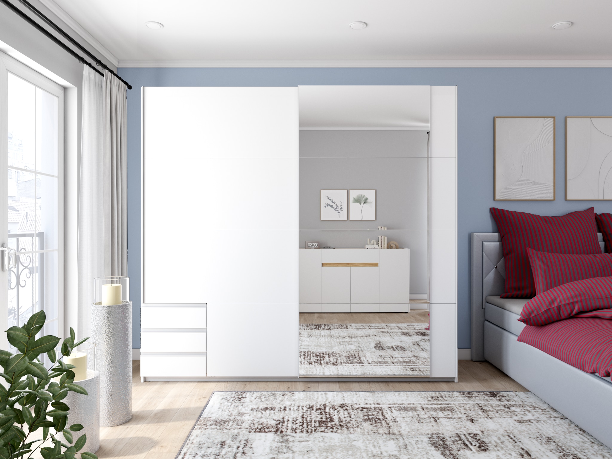 Bruno Banani Bettwäsche »Jassen« 2 Stk. tlg. moderne Bettwäsche aus Baumwolle, Bettwäsche mit Streifen-Design