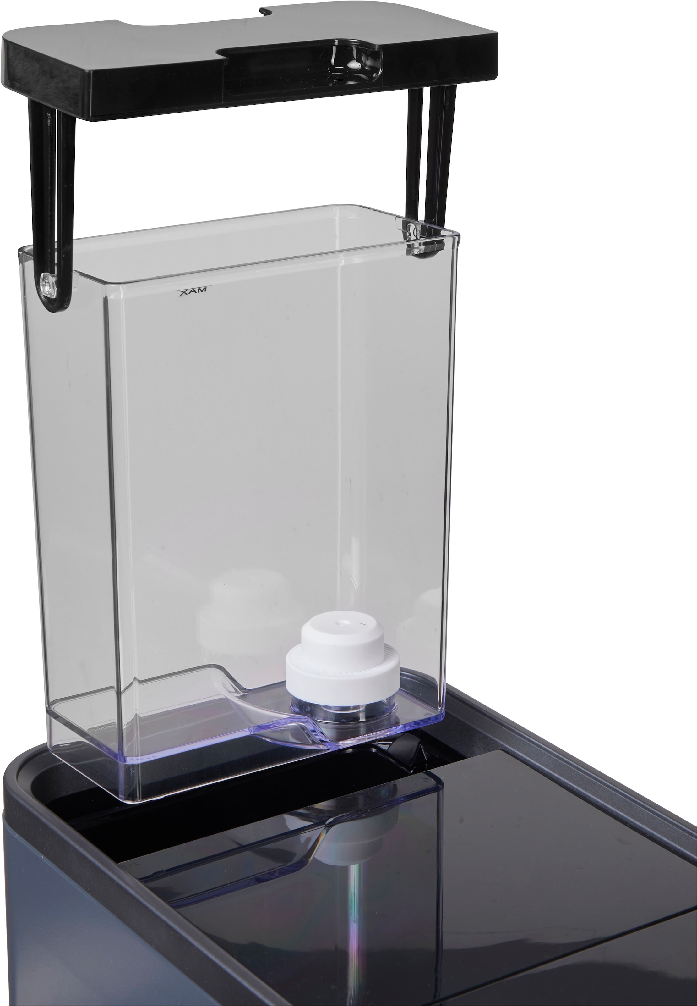 Hanseatic Kaffeevollautomat »HACM121470ST«, magnetisch, abnehmbare Tassenabstellfläche, zwei separate Milchtanks