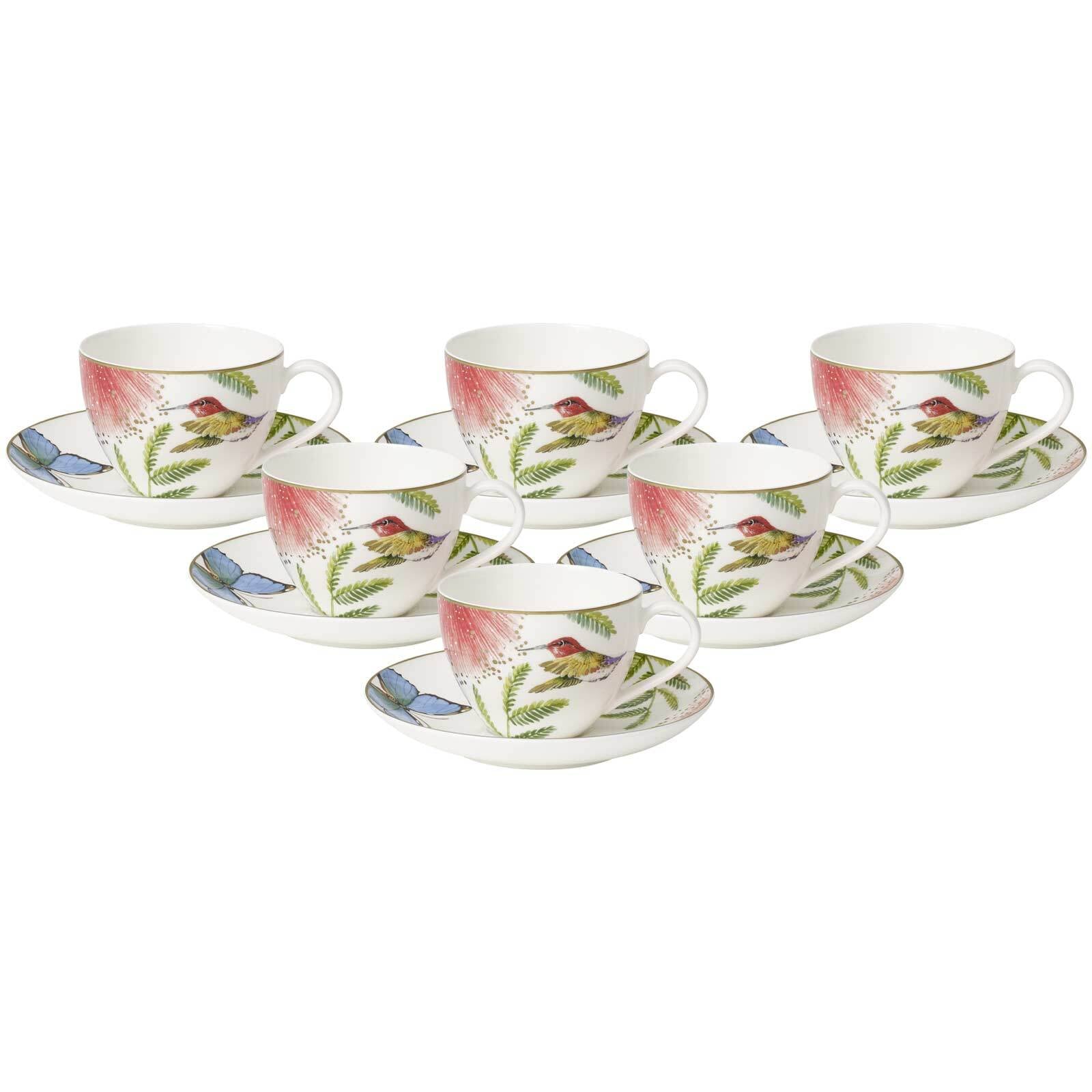 Villeroy & Boch Tasse »Kaffeetassen mit Untertassen Amazonia Anmut 200 ml 6 günstig online kaufen
