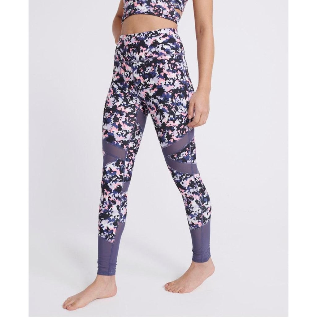 Superdry Sport Leggings »STUDIO LEGGINGS«, mit Mesh-Einsätzen