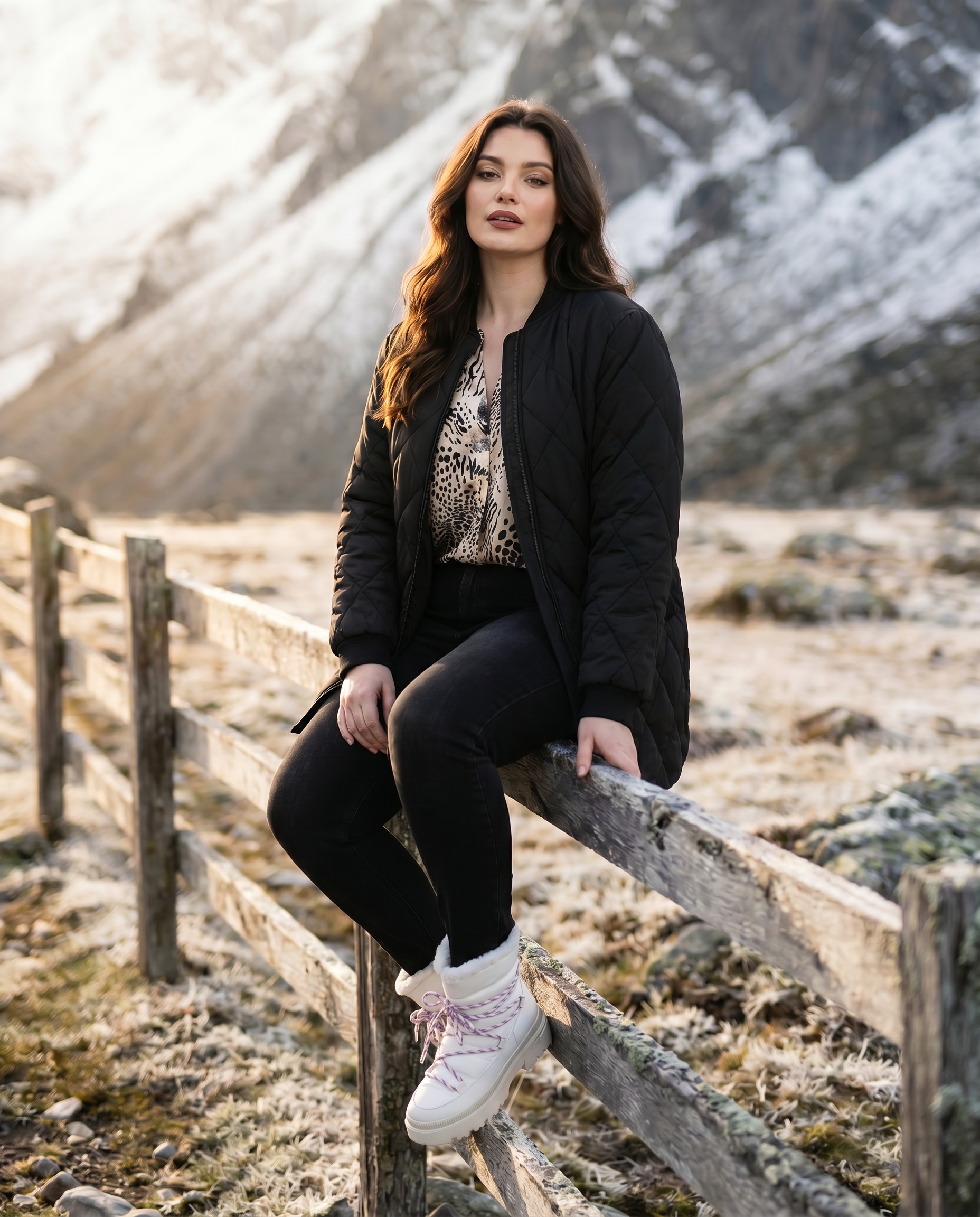 Aniston PLUS Schlupfbluse in trendigem Animalprint  - NEUE KOLLEKTION