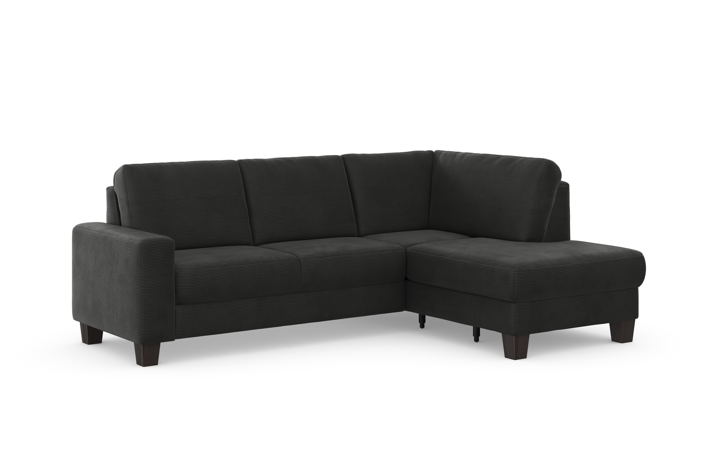 Home affaire Ecksofa »Summer L-Form«, mit Ottomane, mit oder ohne Bettfunktion und Bettkasten, Cord-Bezug