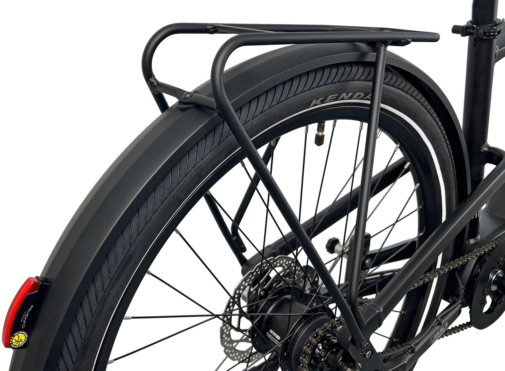 LLobe E-Bike »CityVenture E-Bike 27,5" Vermont MM, schwarz«, 7 Gang, Mittelmotor 250 W