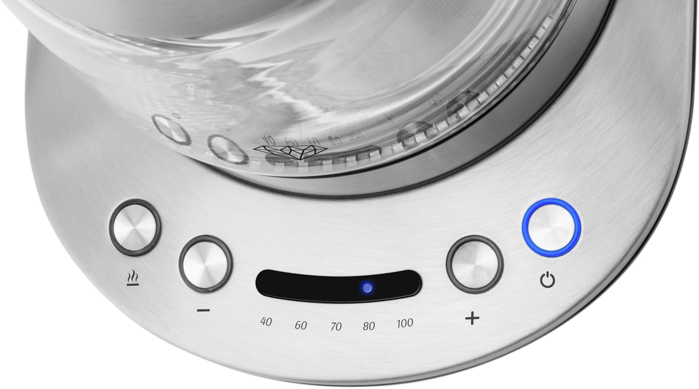 eta Wasser-/Teekocher »CRYSTELA PREMIUM ETA915390000«, 2200 W, stufenlose Temperatureinstellung und KEEP WARM Funktion
