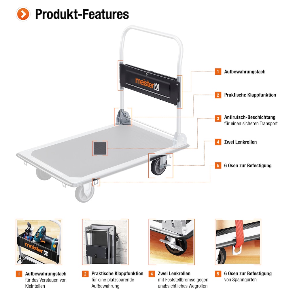 meister Transportwagen »Klappwagen / 8985540«