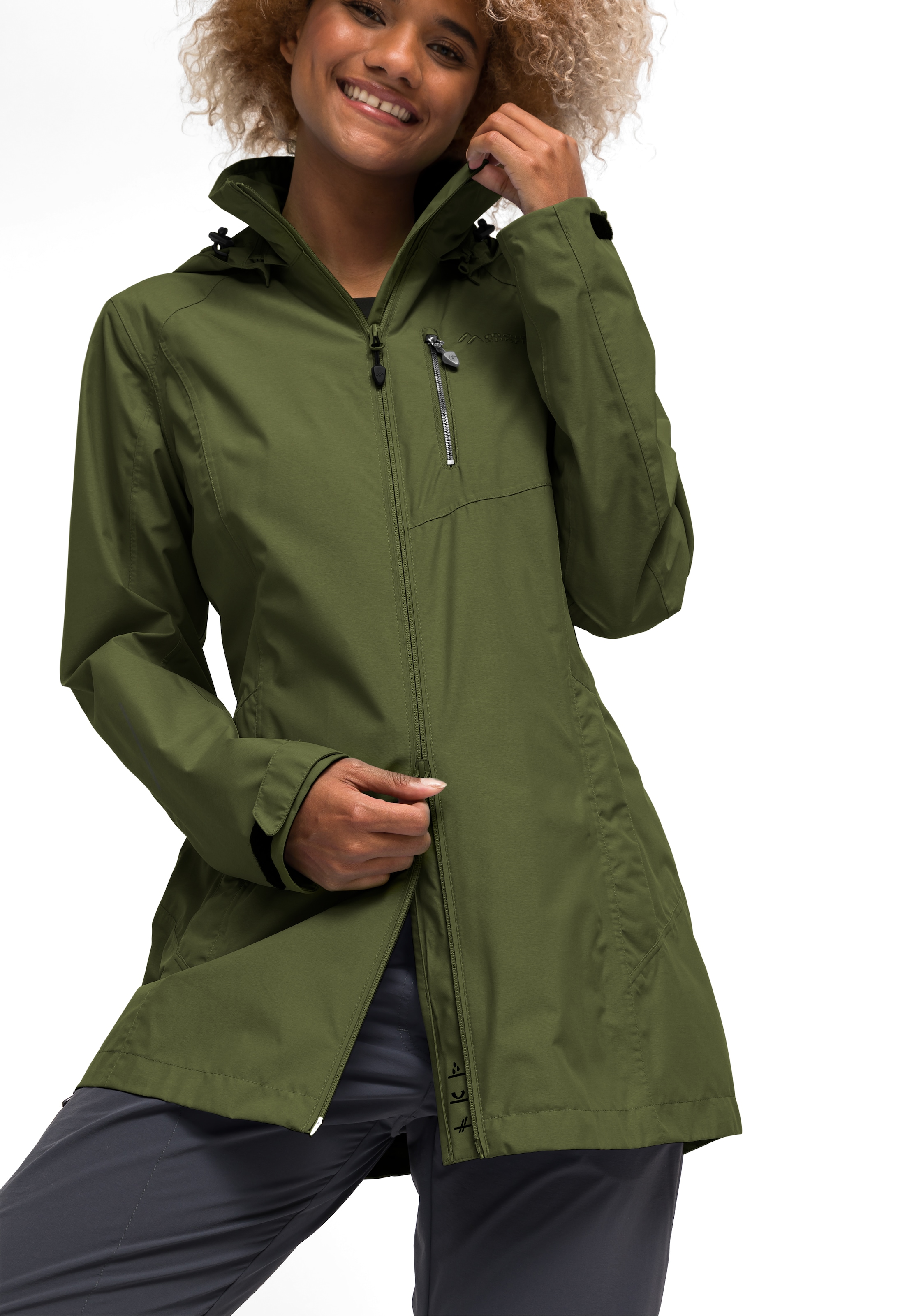 Maier Sports vollem Wetterschutz Coat Mantel Funktionsjacke »Perdura mit Modischer kaufen W«