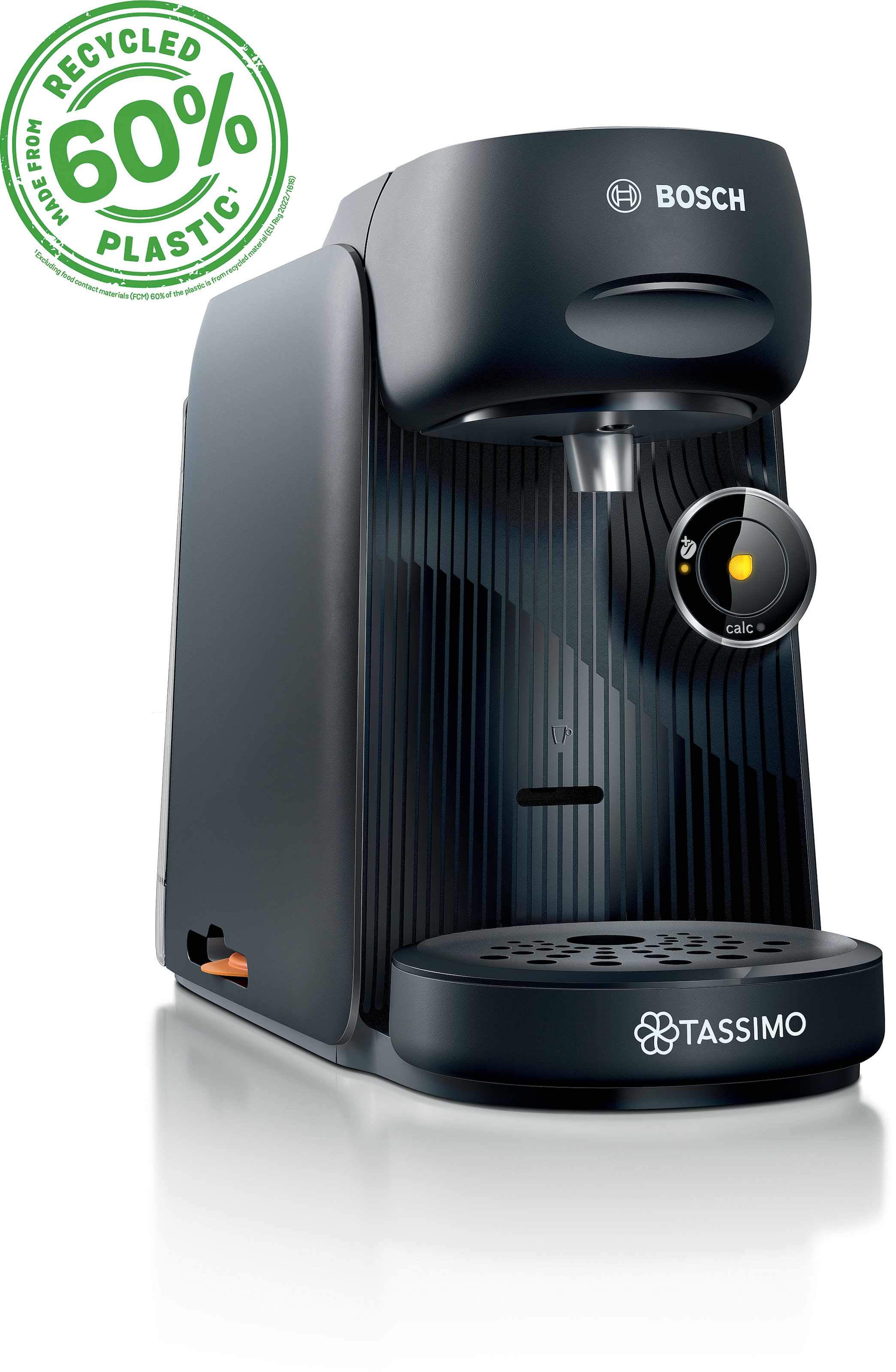 TASSIMO Kapselmaschine »finesse friendly TAS162E, intensiverer Kaffee auf Kopfdruck«, One-Touch Bedienung, über 70 Getränke, nachhaltig, schwarz/schwarz