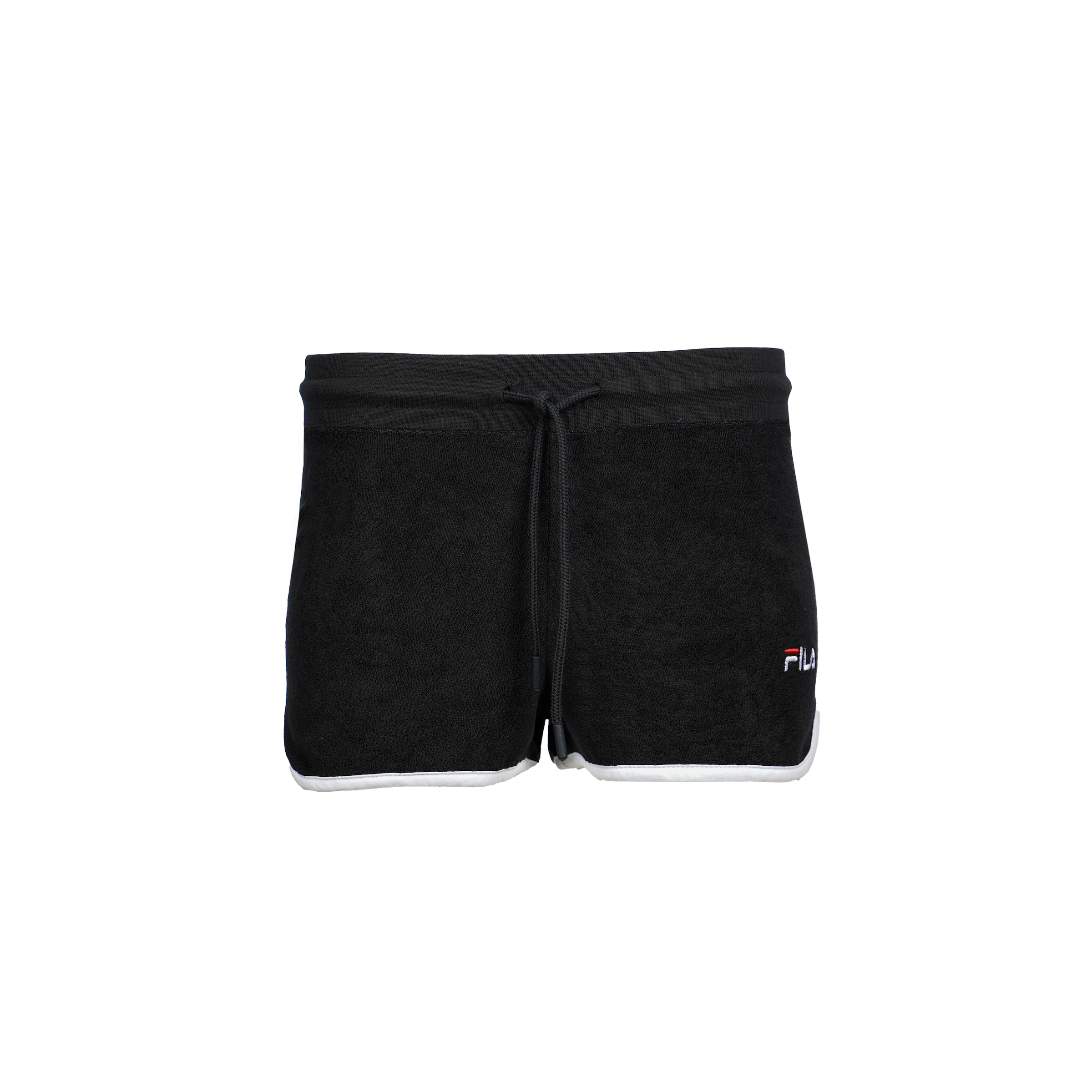 Fila Shorty »WOMAN JERSEY TOP + TERRY SPONGE SHORTS PYJAMAS«, (2 tlg.), mit kontrastreichen Paspeldetails