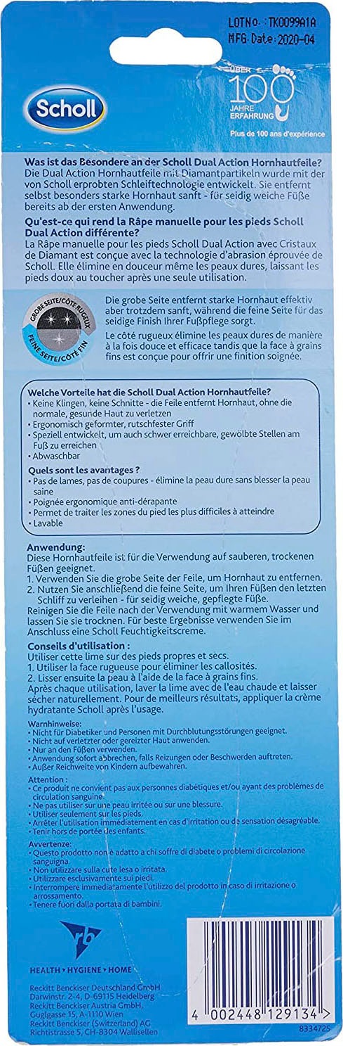 Scholl Hornhautfeile »Velvet Smooth« Mit Diamantpartikeln