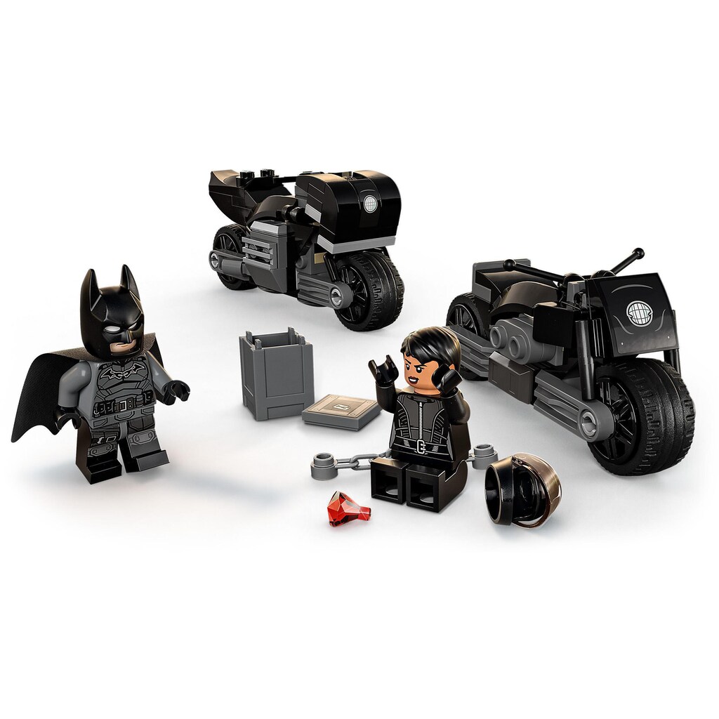 LEGO® Konstruktionsspielsteine »Batman™ & Selina Kyle™: Verfolgungsjagd auf dem Motorrad (76179)«, (149 St.), LEGO® DC