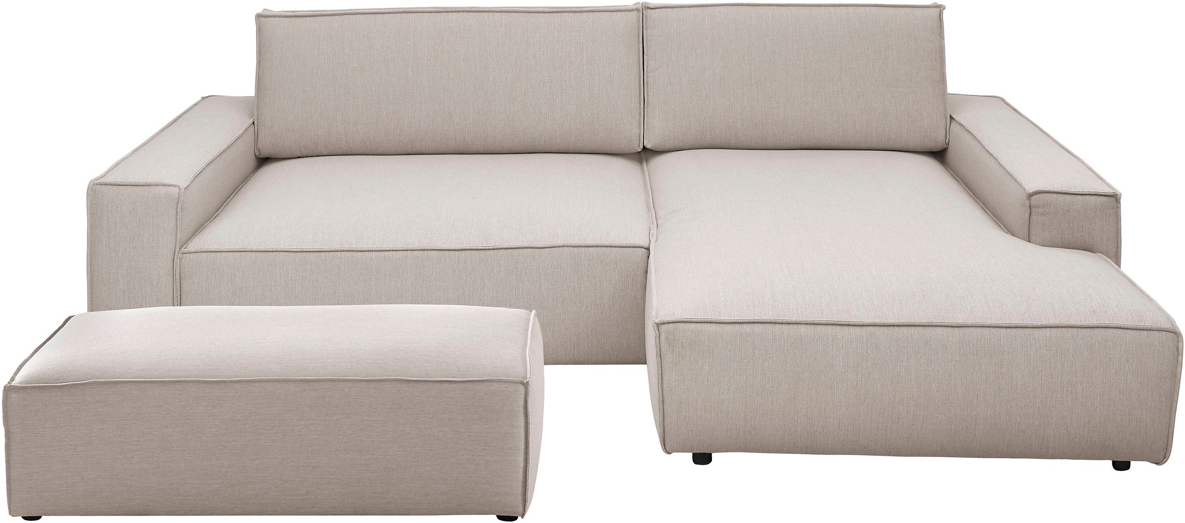 Home affaire Polsterecke »SHERWOOD XXL tief, L-Form, Schlaffunktion, Bigsof günstig online kaufen