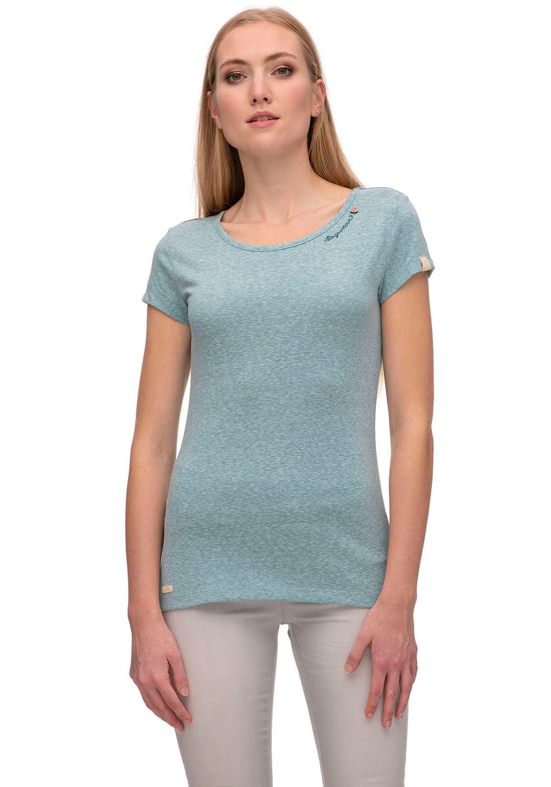 Ragwear Rundhalsshirt »Shirt MINTT«, T-Shirt in Melange Optik online bei