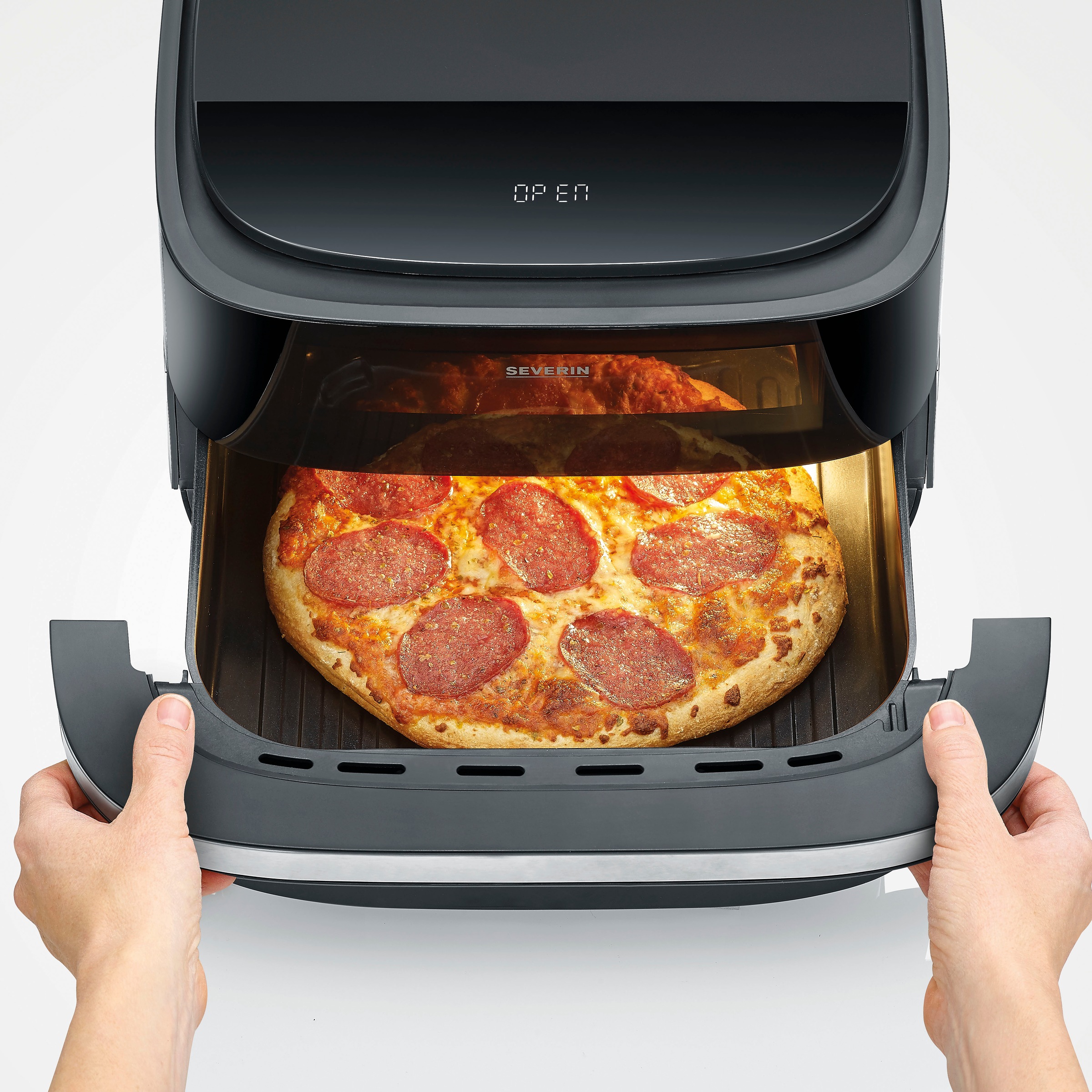 Severin Heißluftfritteuse »FR 2464 4 l "Pizza and more"«, 2100 W günstig online kaufen
