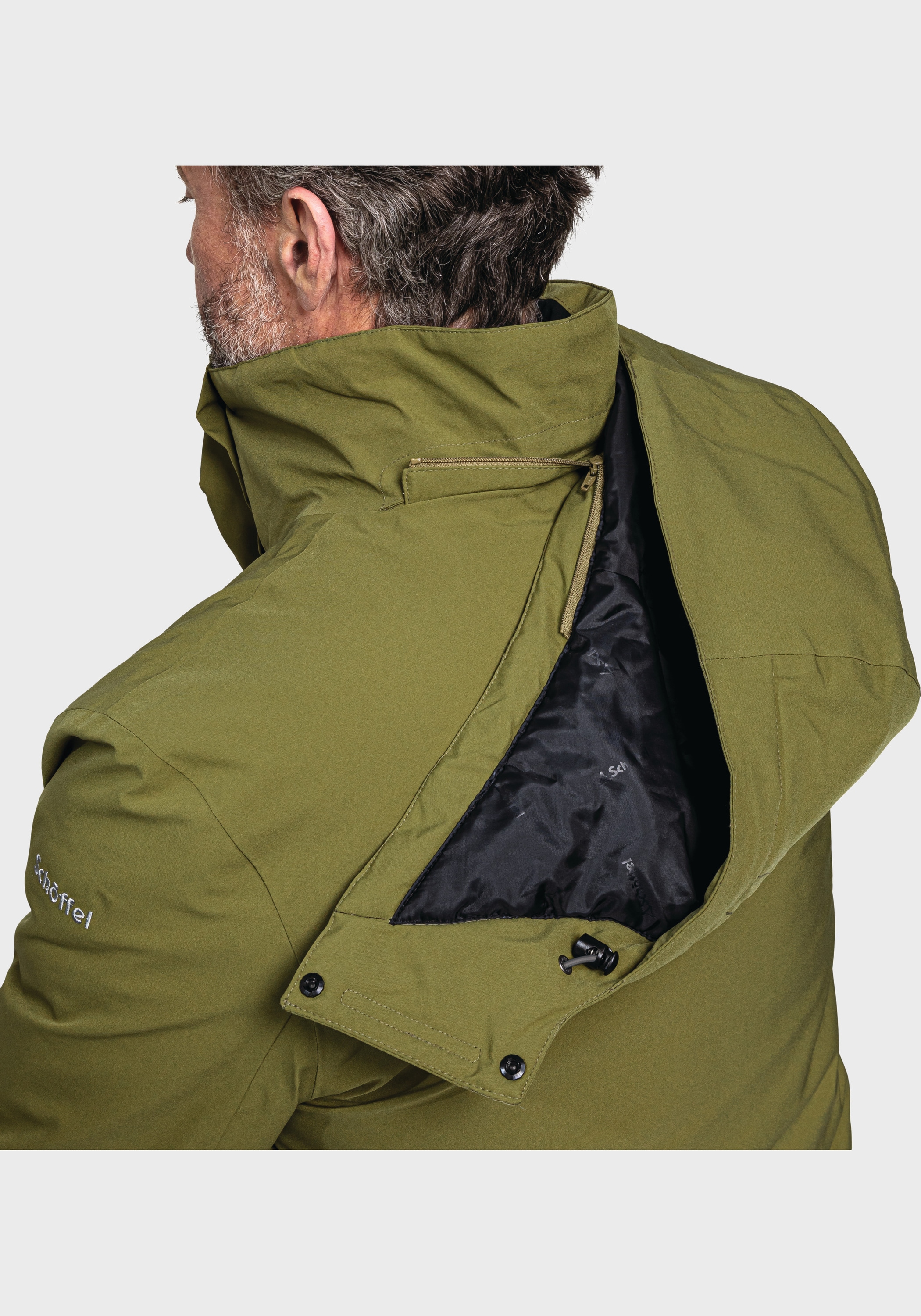 Schöffel Outdoorjacke »Ins. Jacket Bastianisee M«, mit Kapuze