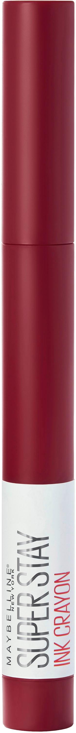MAYBELLINE NEW YORK Lippenstift »Super Stay Ink Crayon«, mit natürlichen Inhaltstoffen