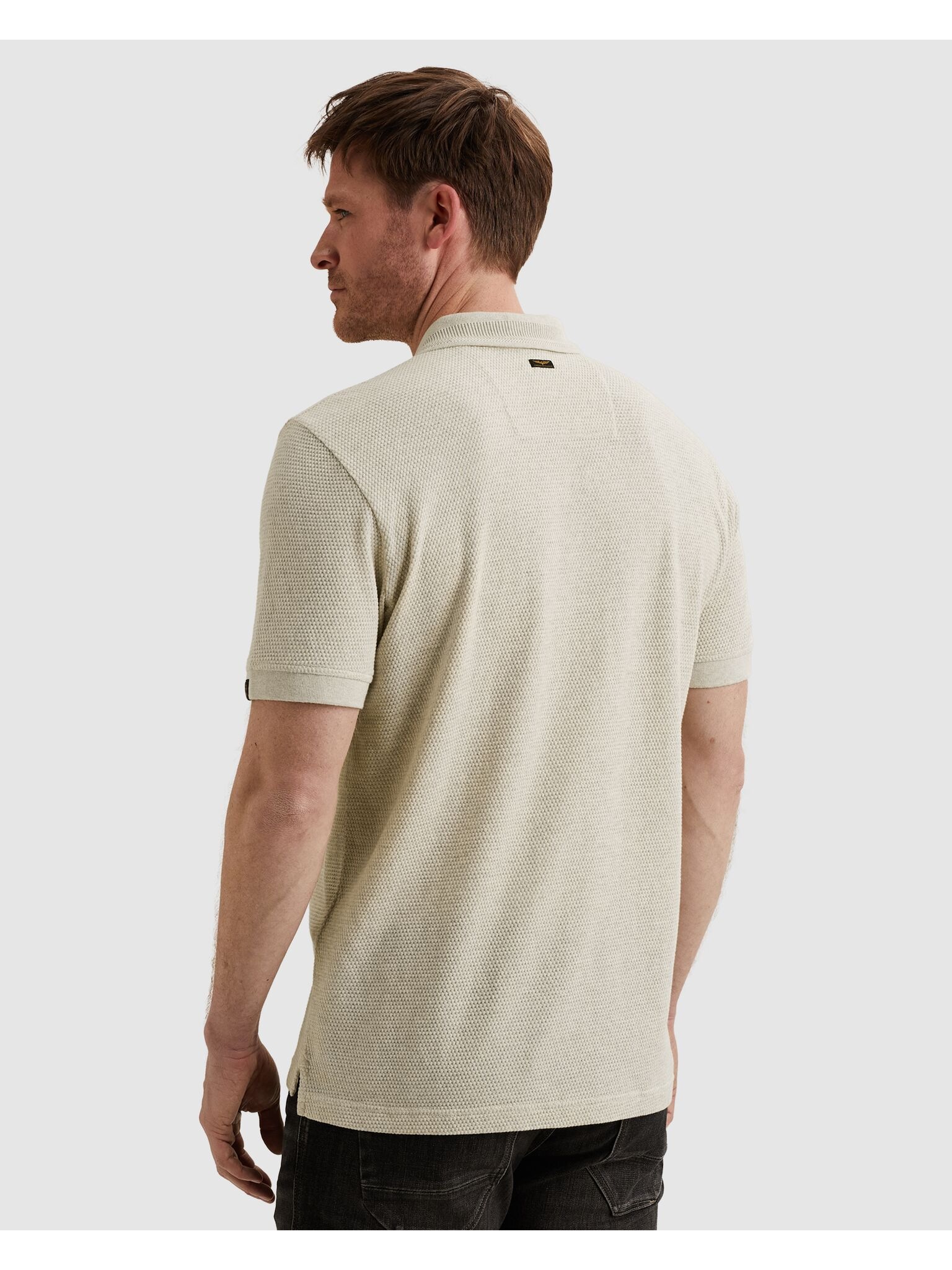 PME LEGEND Poloshirt »Short Sleeve Polo Popcorn Jersey« aus Baumwolle