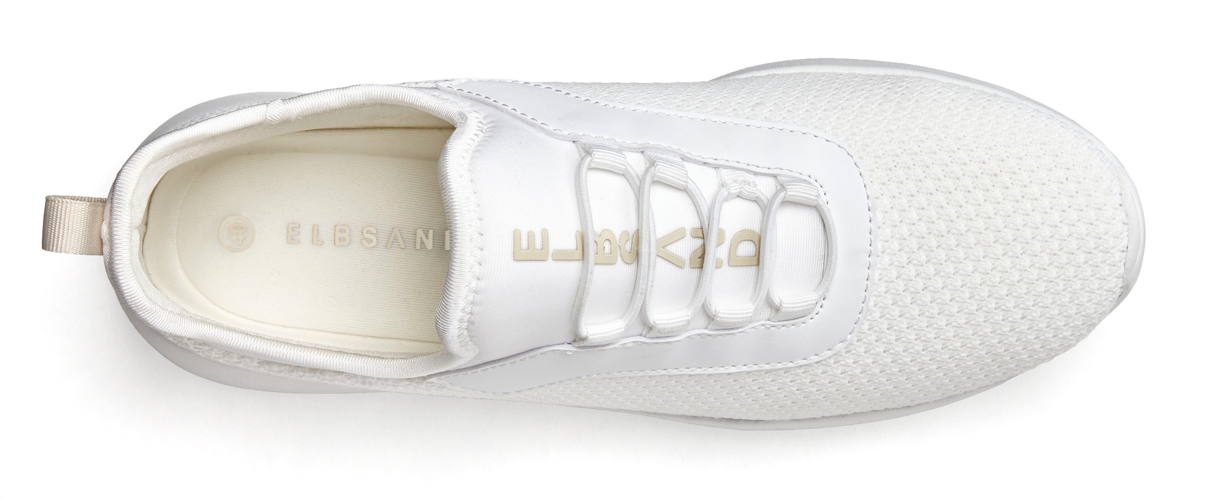 Elbsand Sneaker »Freizeitschuh, Halbschuh,«, mit elastischen Bändern für schnelles Reinschlüpfen VEGAN