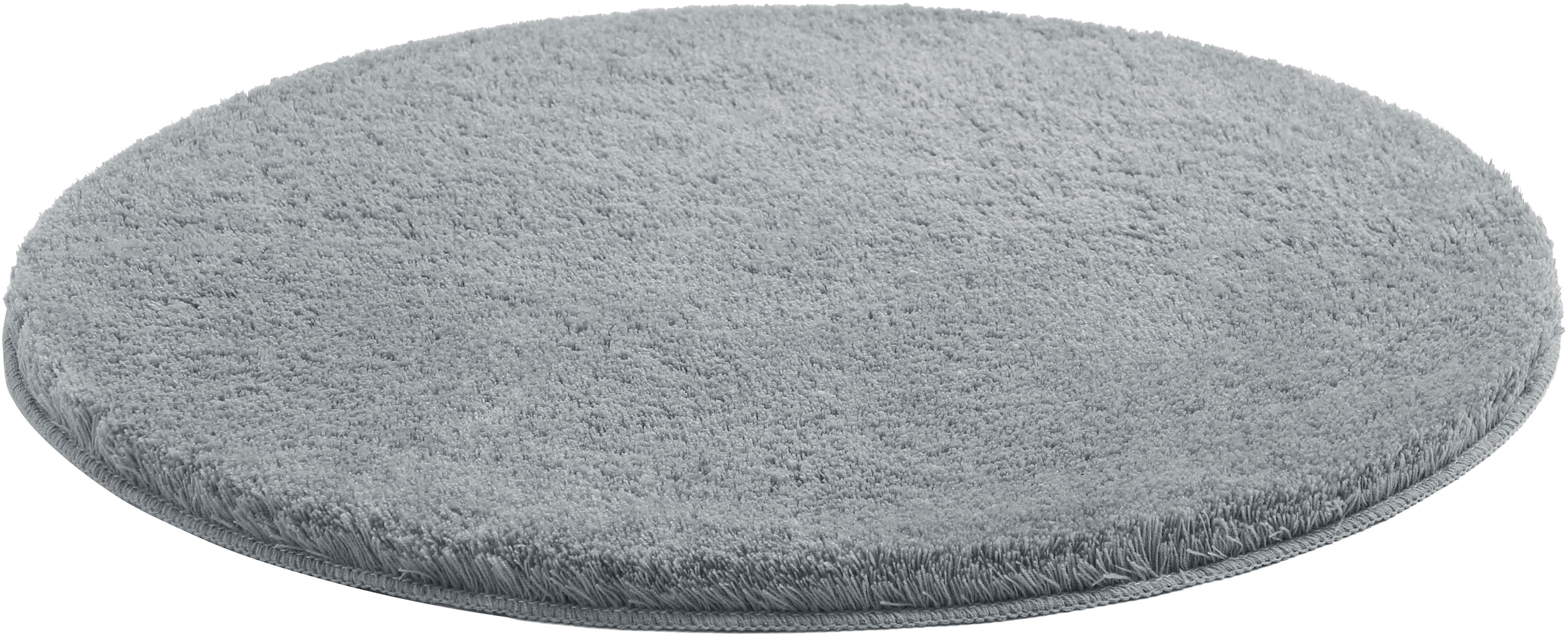 my home Badematte »Merida, Badvorleger, Badezimmer Teppich«, rutschhemmend beschichtet, fußbodenheizungsgeeignet-schnell trocknend-strapazierfähig, Badteppich, Uni Farben, rechteckig, rund & als 2-tlg. Set erhältlich