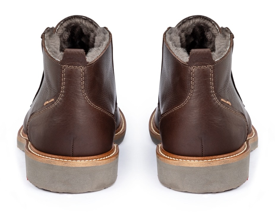 Lloyd Winterstiefelette »Darrow«, Business Stiefel, Schnürstiefelette mit Lammfell-Innenausstattung