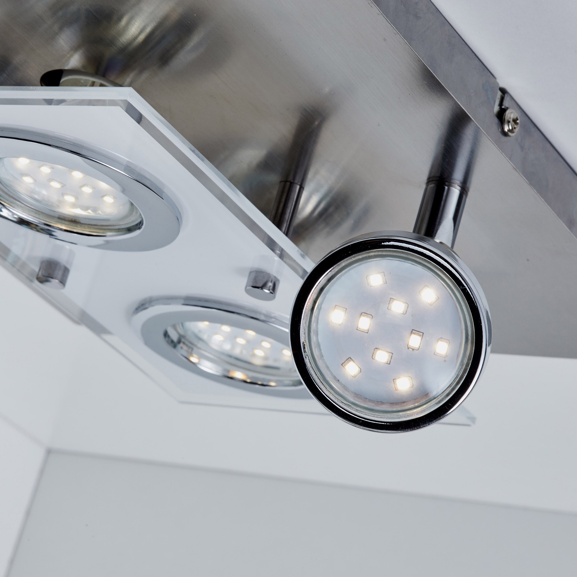 B.K.Licht LED Deckenleuchte LED Deckenspot, Deckenlampe, auf Strahler, flammig-flammig, inkl. Rechnung 3W »Mercurio«, kaufen Wohnzimmer, 4 250lm