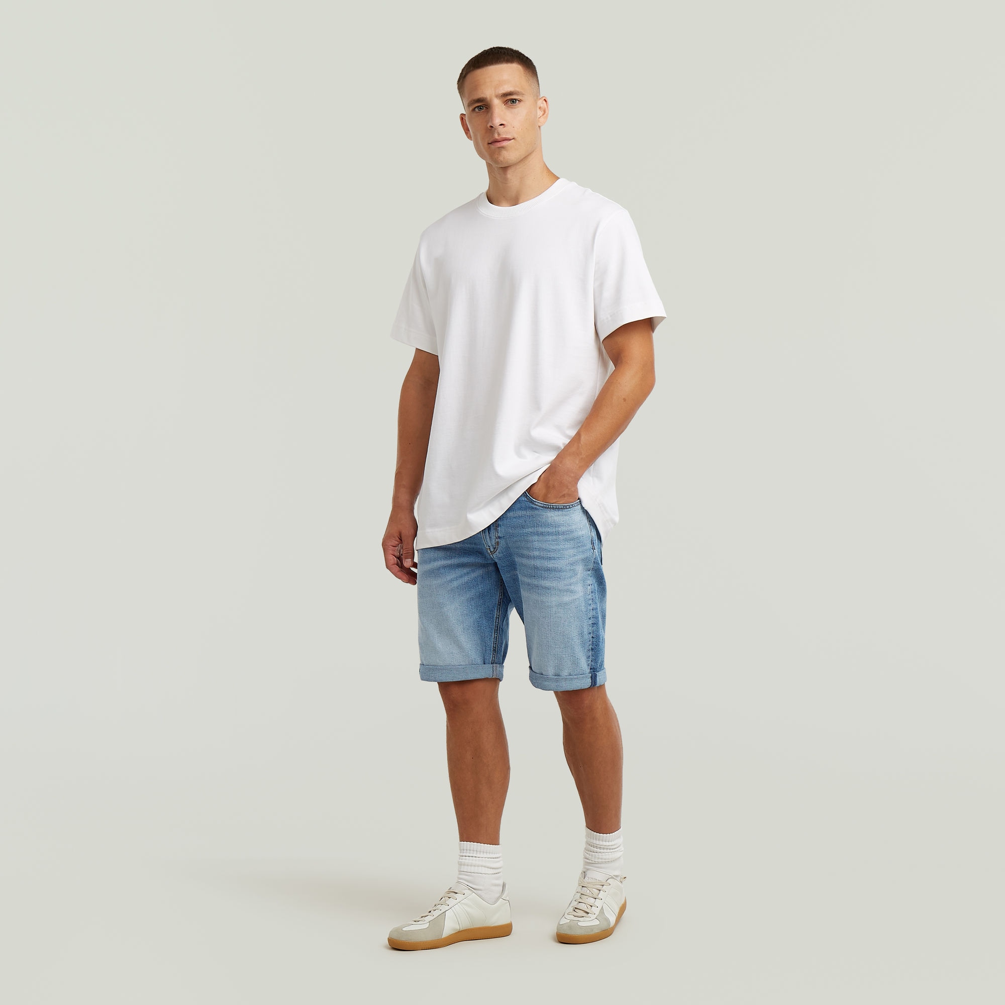 G-STAR Jeansshorts »Mosa« mit Umschlagsaum