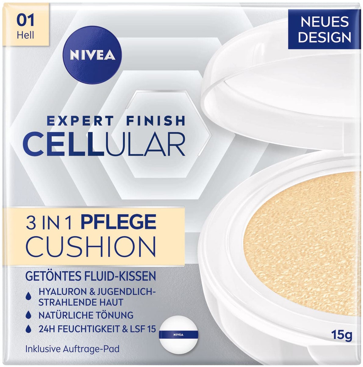 Nivea Foundation »CELLULAR Expert Finish 3in1 Pflege Cushion«