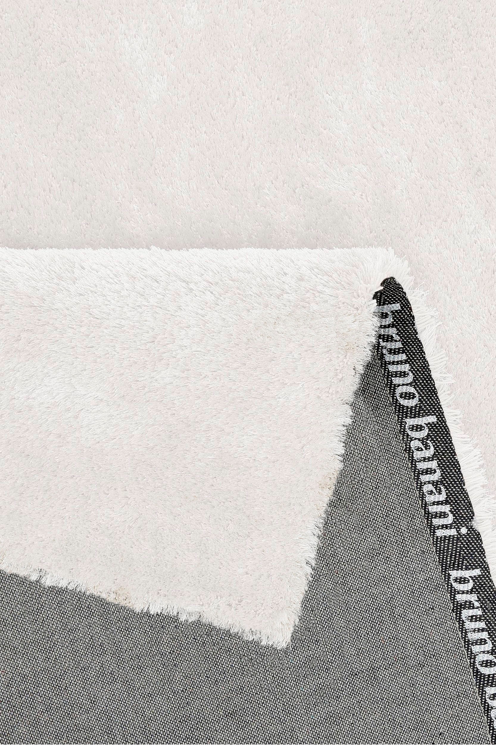 Bruno Banani Hochflor-Läufer »Dana Teppich, Kundenliebling«, rechteckig, 30 mm Höhe, Brücke, uni, weich, Mikrofaser, Diele, Flur, Wohnzimmer, Schlafzimmer