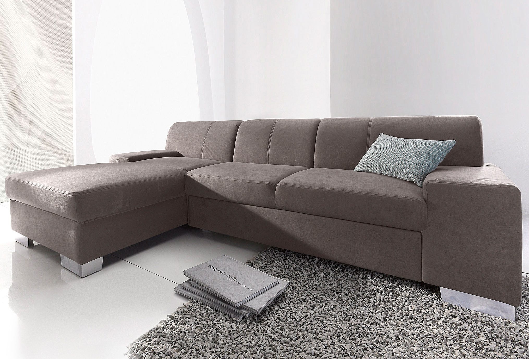 DOMO collection Ecksofa »Star, zeitlose Formensprache, elegante Optik, Brei günstig online kaufen