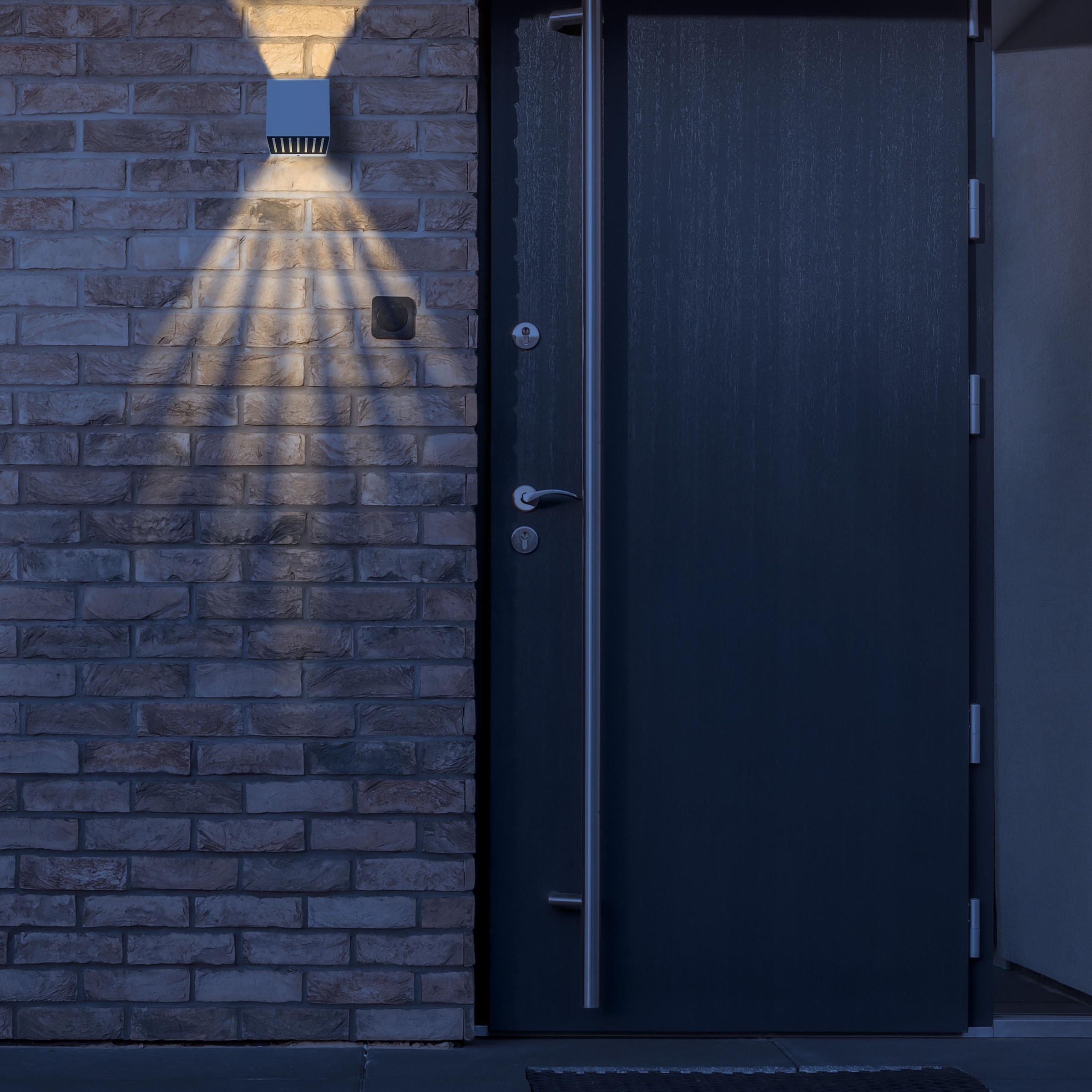 GLOBO LIGHTING LED Außen-Wandleuchte »ILLI«, Leuchtmittel LED-Modul | LED fest integriert, Außenbereich/IP54/Lichtschein: auf- und abwärts/Hauswand
