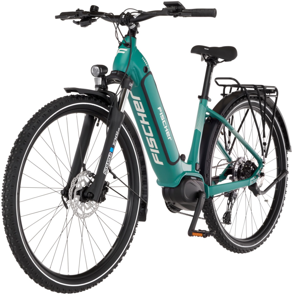FISCHER Fahrrad E-Bike, 10 Gang, Shimano, CUES, (mit Akku-Ladegerät-mit Werkzeug)
